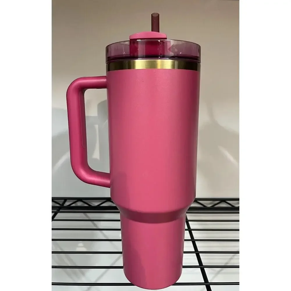Starbucks x Stanley‎ 2024 Holiday Glitter Pink Wicked Quencher 40 oz - NEW